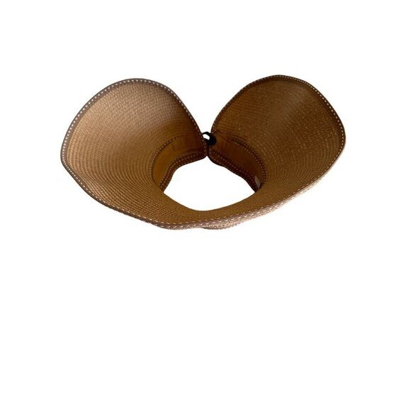 Magid Hats Khaki Brown Woven Open Top Adjustable Sun Hat - Picture 5 of 5